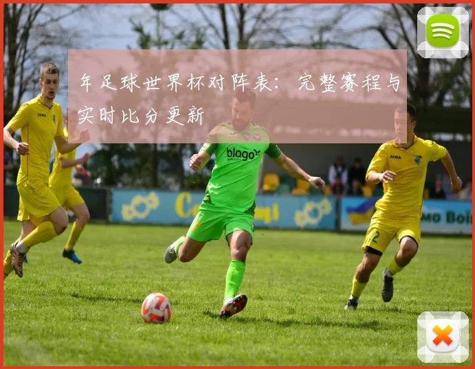 年足球世界杯对阵表：完整赛程与实时比分更新